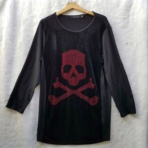 Skull cross bones Top
